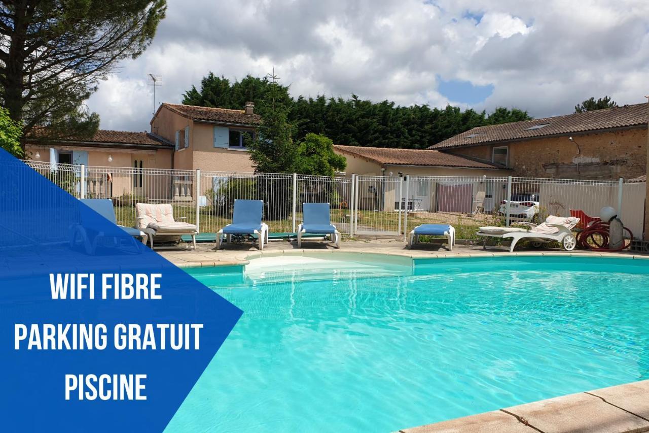 Bel Appartement T2 Climatise Avec Piscine Poitiers-Futuroscope-Creps De Poitiers Vouneuil-sous-Biard ภายนอก รูปภาพ